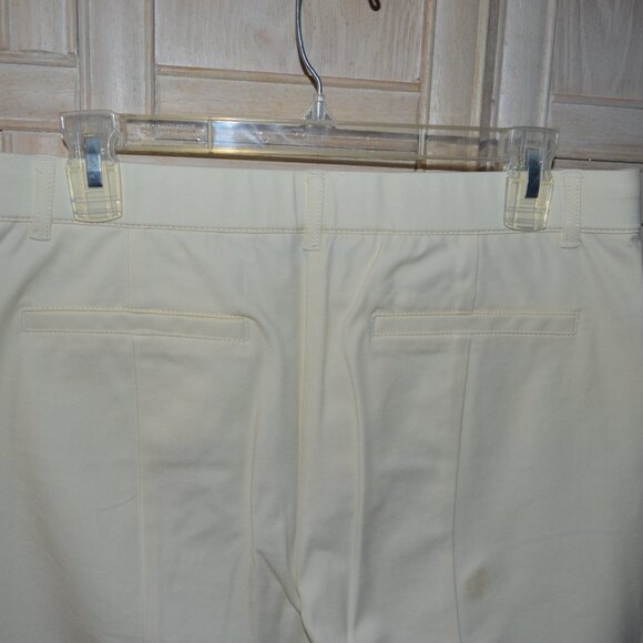 Isaac Mizrahi 24/7 Stretch Boot Cut Pants, 5 Pocket Jean Style, Cream - NWOT - Picture 6 of 7